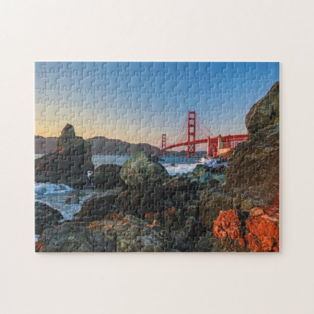 Puzzle Golden gate bridge au crépuscule | San Francisco (Horizontal)