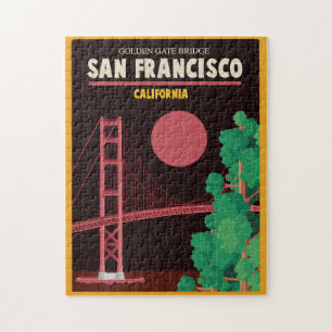 Puzzle Golden gate bridge la nuit