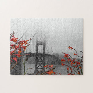 Puzzle Golden gate bridge noir et blanc