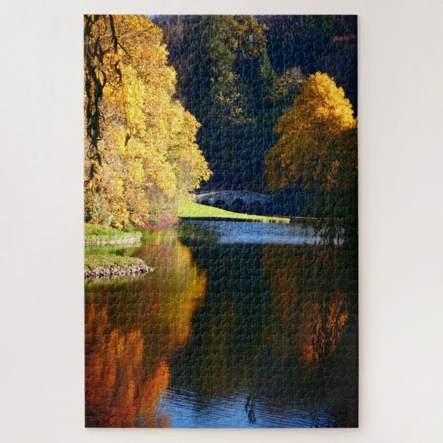 Puzzle Golden Gorgeous, automne à Stourhead (Vertical)