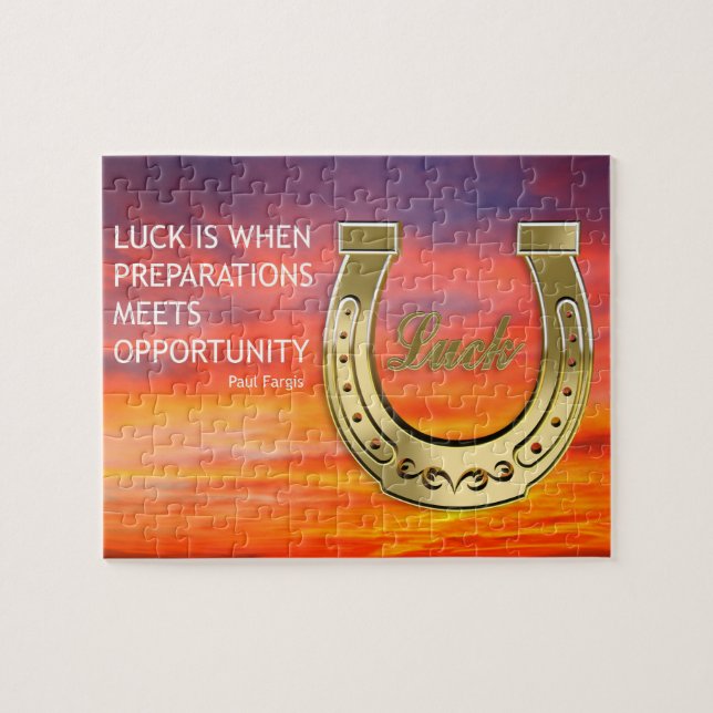 Puzzle Golden horseshoe (Horizontal)