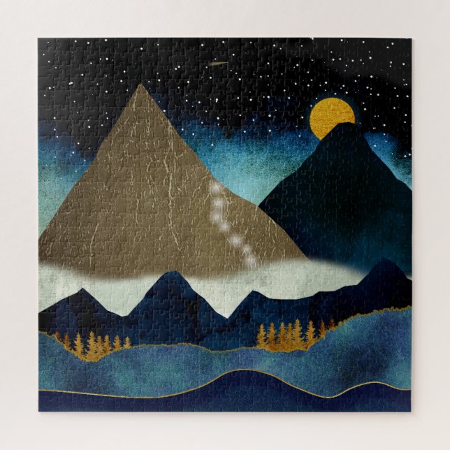 Puzzle Golden Mountain Climbers (Vertical)