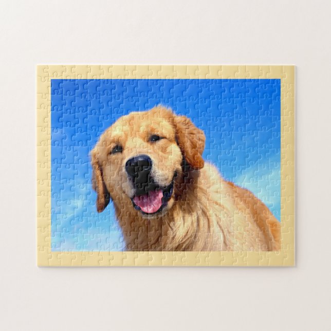 Puzzle Golden Retriever (Horizontal)
