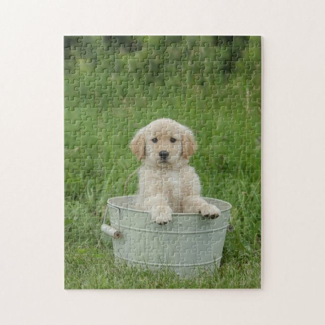 Puzzle Golden Retriever (Vertical)