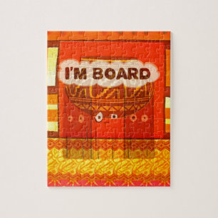 Puzzle Golden Rouge Africain Couleurs traditionnelles Fun