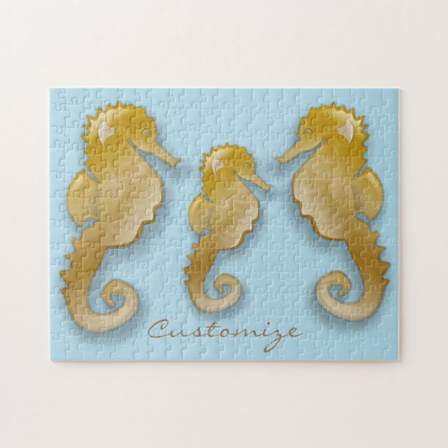 Puzzle Golden Seahorse Thunder_Cove (Horizontal)