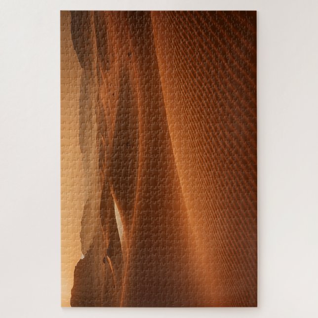 Puzzle Golden Serenity - Desert Landscape at Sunset (Vertical)