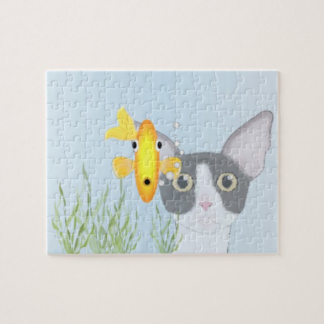 Puzzle Goldfish Bowl (Horizontal)