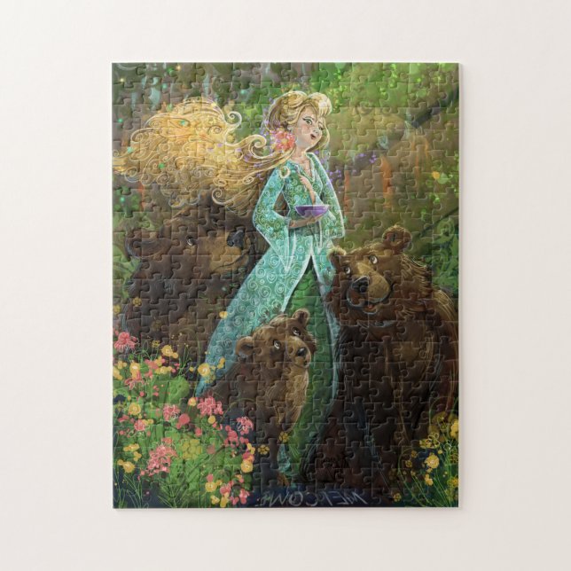 Puzzle Goldilocks et les trois ours (Vertical)