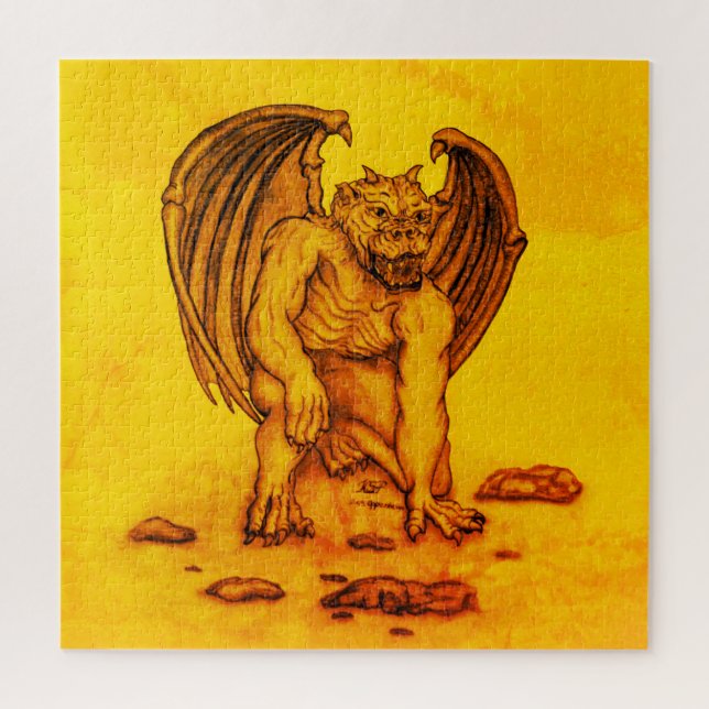 Puzzle Golem Gargoyle (Vertical)