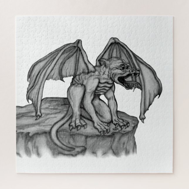 Puzzle Golem Gargoyle (Vertical)
