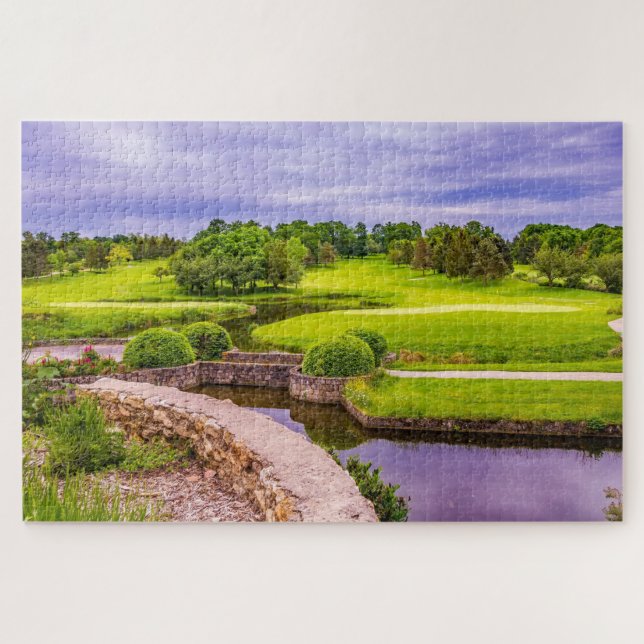 Puzzle Golf photo avec risque d'eau Pittoresque (Horizontal)