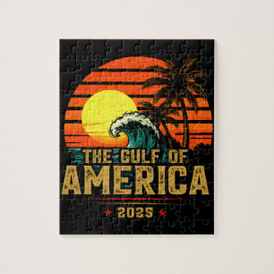 Puzzle Golfe des USA Amérique Est 2025 Retro Vintage
