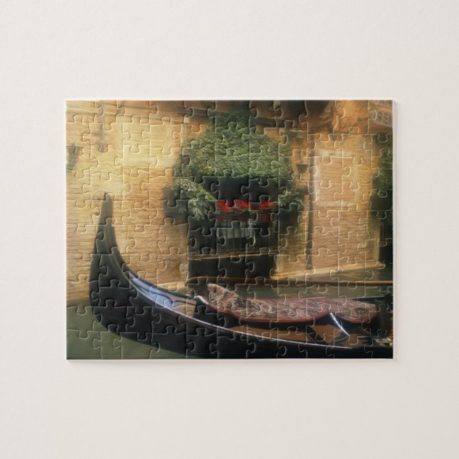 Puzzle Gondola et restaurant, Venise, Vénétie, Italie (Horizontal)