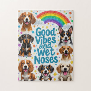 Puzzle Good Vibes et nez mouillé Jouer des doodles