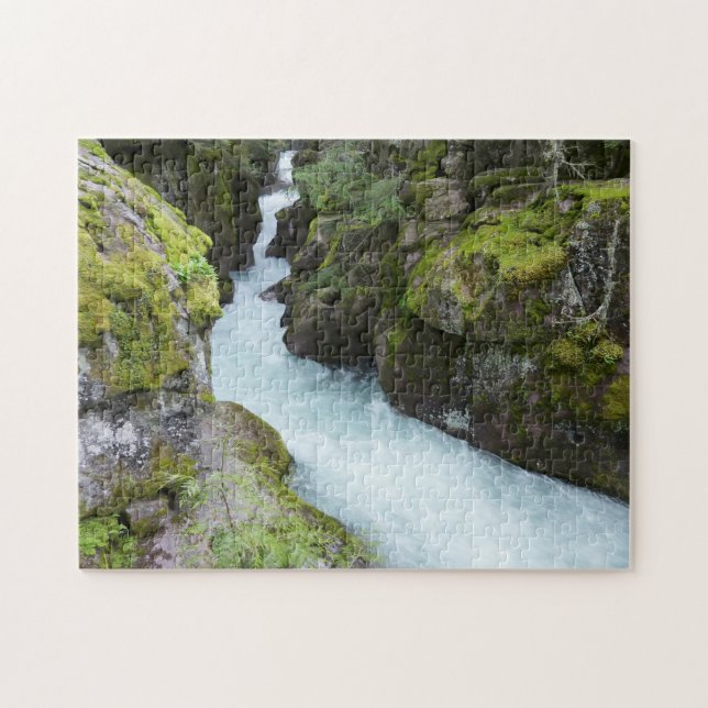 Puzzle Gorge d'Avalanche I dans le parc national de Glaci (Horizontal)