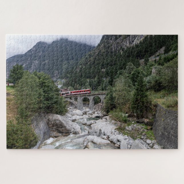 Puzzle Gorge de Schöllenen (allemand: Schöllenenschlucht) (Horizontal)