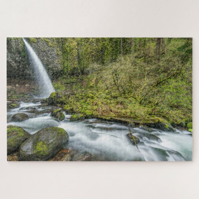 Puzzle Gorge du fleuve Columbia, chutes Ponytail (Horizontal)