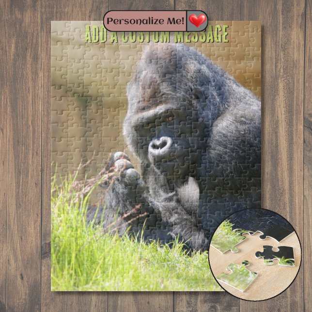 Puzzle Gorille au repos (Lounging Gorilla Jigsaw Puzzle)