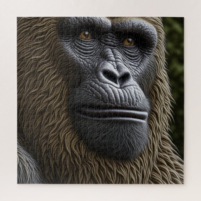 Puzzle Gorille, Bigfoot ou Sasquatch Gros plan sur le vis (Vertical)