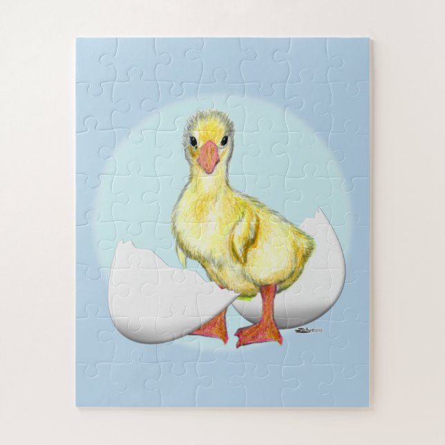 Puzzle Gosling : Je viens d'éclos (Vertical)