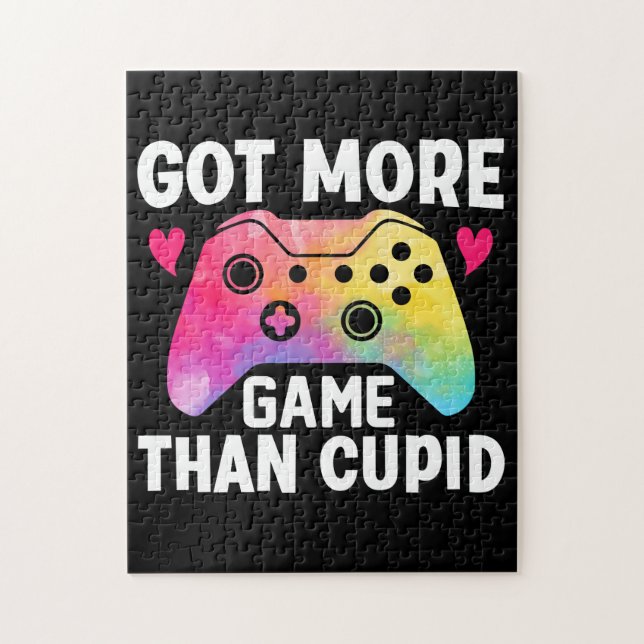 Puzzle Got More Game Than Cupid Valentine Jeu Vidéo (Vertical)