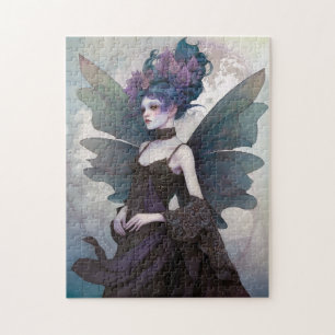Puzzle Goth Dark Fairy Girl Imaginaire Art