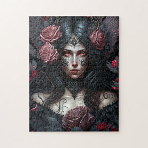 Puzzle Goth Princesse Imaginaire gothique Art Jigsaw Puzz