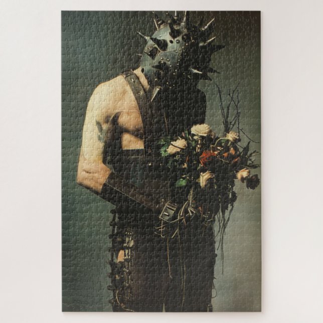 Puzzle Goth Punk Rock Romeo Avec Roses (Vertical)