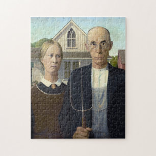 Puzzle gothique américain par Grant DeVolson Wood