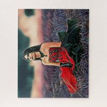 Gothique Fille assise Romantique Femme personnalis