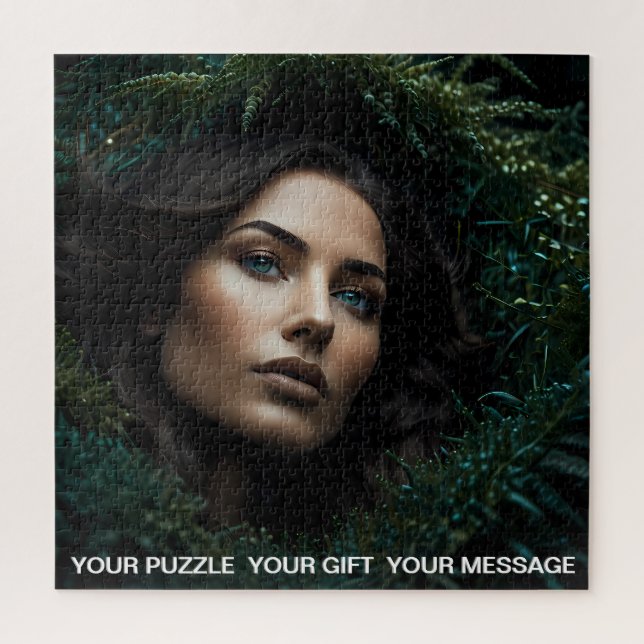 Puzzle Gothique Green Fille de Forêt Noire (Vertical)