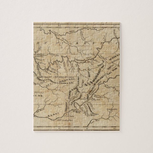 Puzzle Gouvernement du Tennessee (Vertical)