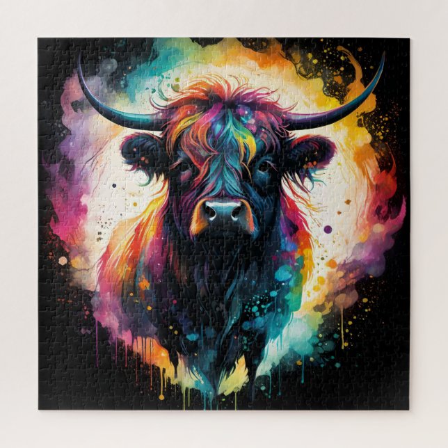 Puzzle Grace Ghoost : Vache Holographique Spectrale, (Vertical)