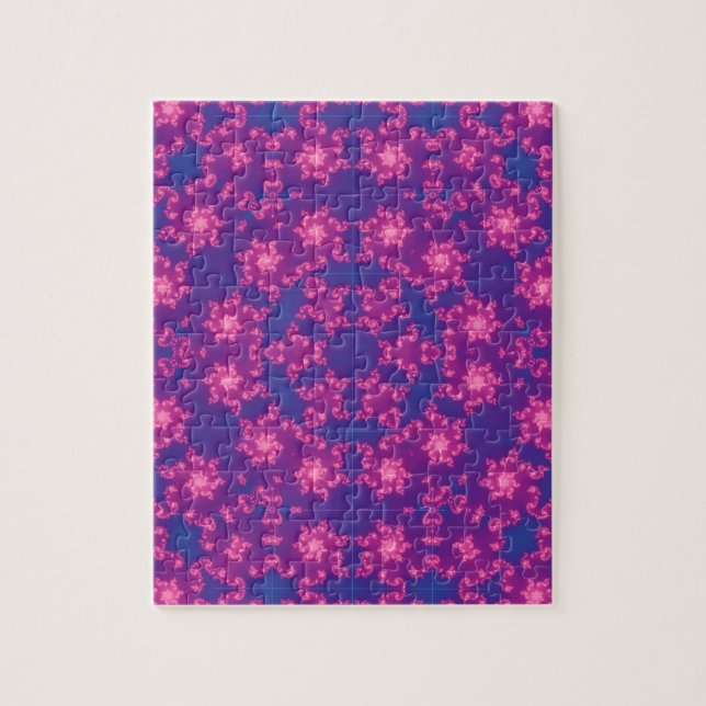 Puzzle Gradient kaléidoscope rose et bleu (Vertical)
