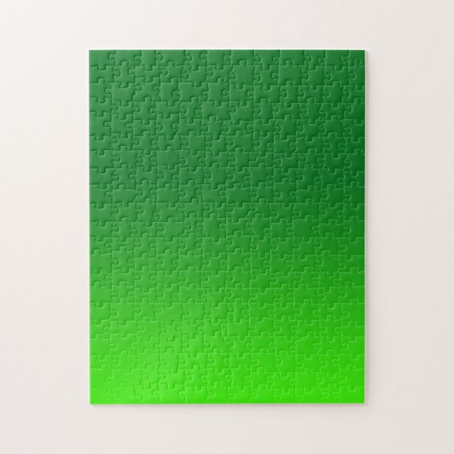Puzzle Gradient vert ombre Vivid Modern Simple (Vertical)
