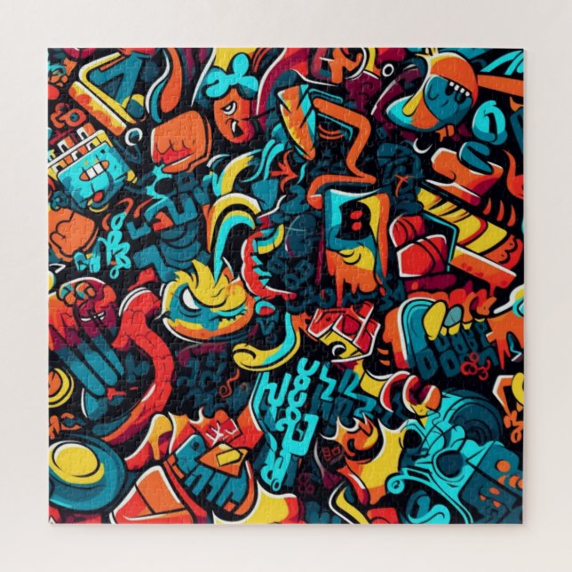 Puzzle Graffiti Art Puzzzle (Vertical)