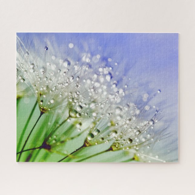 Puzzle Graines de Dandelion avec Droplets de Dew (Horizontal)