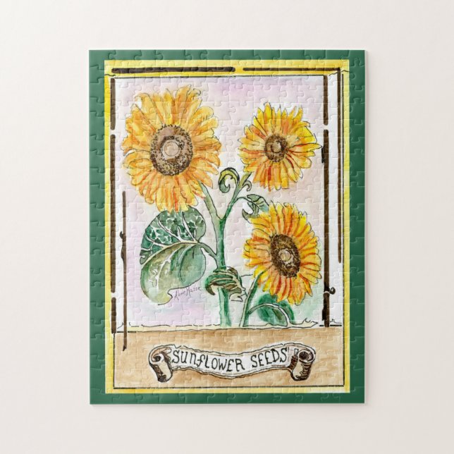 Puzzle Graines de tournesol (Vertical)