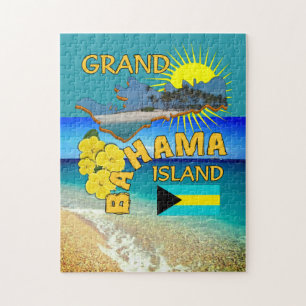 Puzzle Grand Bahama Island Travel Thème