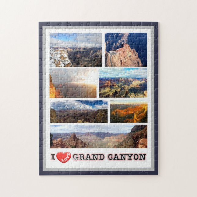 Puzzle Grand Canyon - I Love - États-Unis - (Vertical)