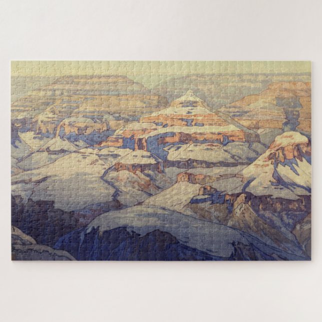 Puzzle Grand Canyon, Yoshida, Coupe de bois (Horizontal)