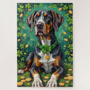 Puzzle Grand Danois Chanceux de la Saint-Patrick