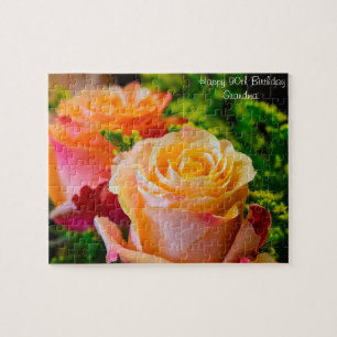 Puzzle Grand-mère pour son 90e anniversaire.