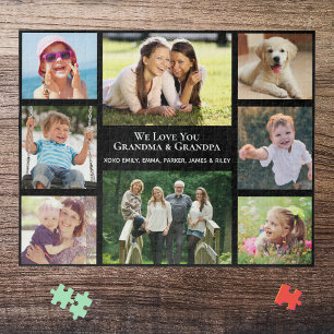 Puzzle Grand-parents Vous Aimez Collage Photo Personnalis