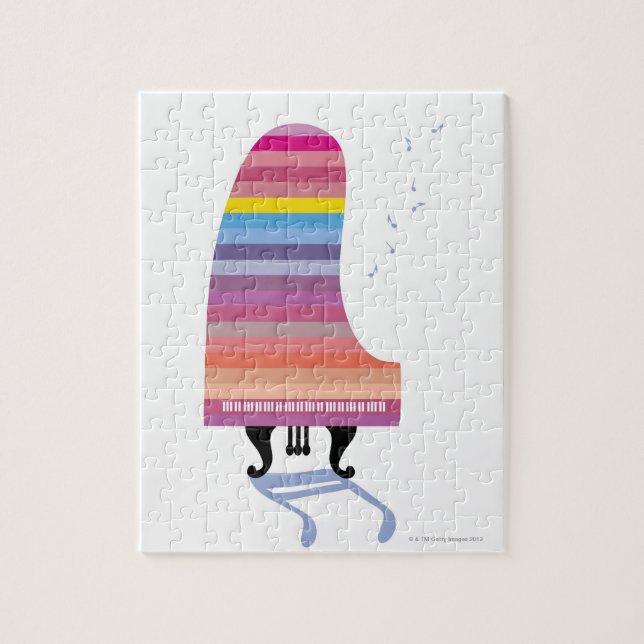 Puzzle Grand piano du Colorful (Vertical)