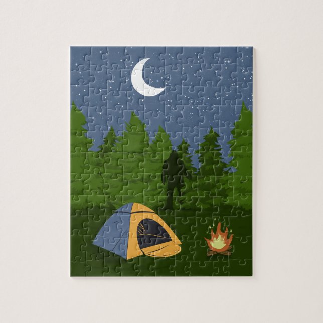 Puzzle Grand Pied Camping  (Vertical)