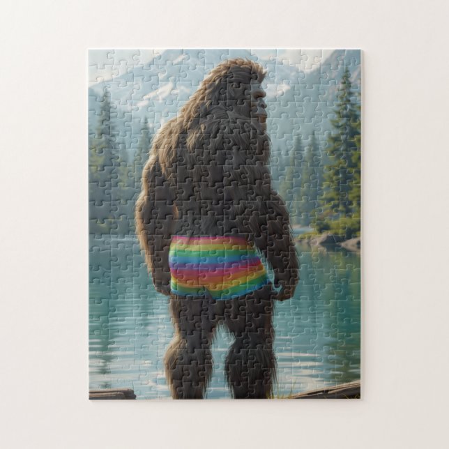 Puzzle grand pied LGBTQ (Vertical)