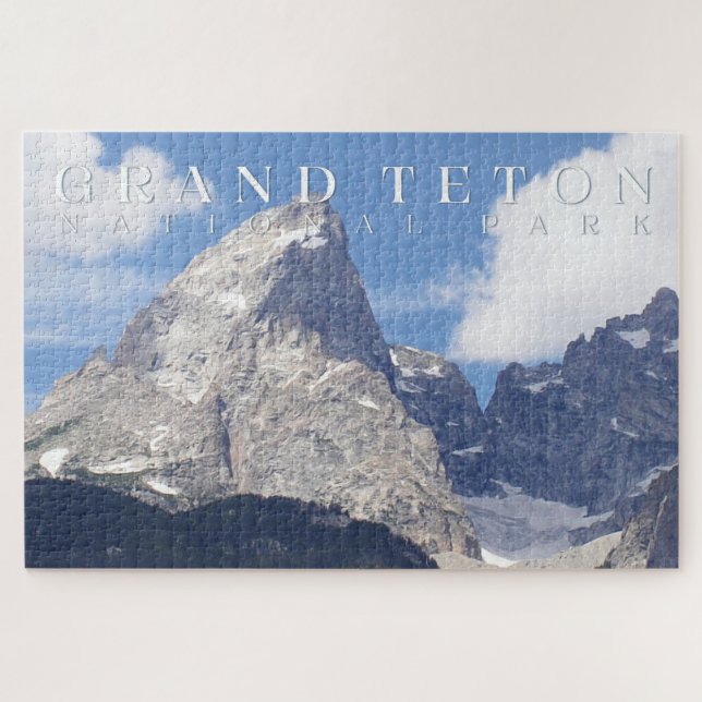 Puzzle Grand Teton, Puzzle Jigsaw du parc national (Horizontal)