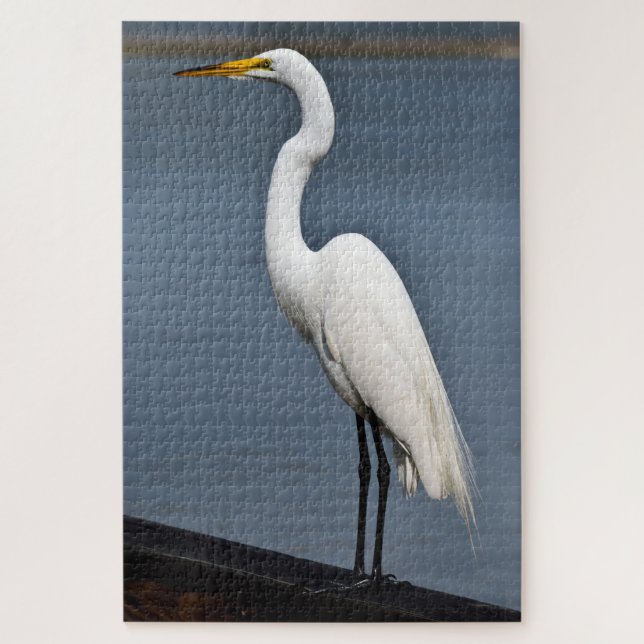 Puzzle Grande Aigrette Blanche (Vertical)